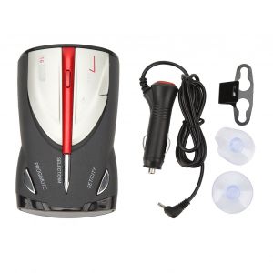 Detecteur de radar de voiture, detection a 360 degres, filtrage des signaux d'interference, alerte vocale et systeme d'alarme de vitesse de voiture - Neuf