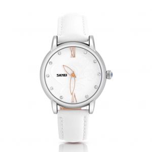 Montres Bracelets En Cuir De Bracelet De Bracelet De Bracelet De Quartz Femme Femme &Eacute;tanche (Bracelet Rose Et Blanc) - Neuf