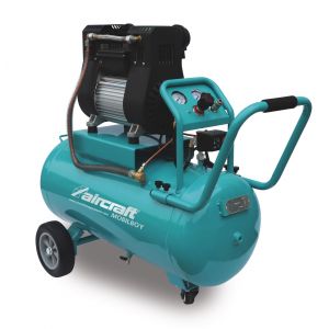 Compresseur mobile silencieux sans huile cuve 90 L 1,55 kW / 2,10 Ch 320 L/min 8 bars 230V Aircraft MOBILBOY SIL 320/90 - Neuf