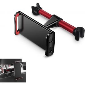 Support De Tablette Pour Voiture. Support Universel Pour Téléphone Et Tablette, Pour Appui-Tête, Rotation À 360° (Rouge) - Neuf
