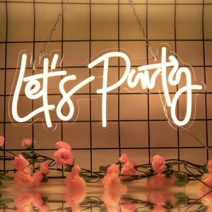 ERYI-Good Vibe Neon Sign Good Vibes Led Néon Lettre Néon Applique Murale Pour Chambre Décoration Murale, Fête De Mariage, Hôtel Alimentation Intensité Variable Usb 5V - Neuf