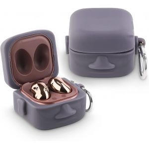 FUIW-Coque En Silicone Pour Samsung Galaxy Buds2 Pro (2022),Galaxy Buds 2 (2021),Galaxy Buds Pro (2021),Galaxy Buds Live (2020),Housse De Dessin Anim&eacute; 3D &Eacute;couteurs Galaxy Buds (Stoneeaster) - Neuf