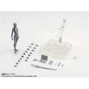 Figurine Articul&eacute;e Figuarts Body-Chan-Jouet De Collection En Pvc Gris (Femelle) - Neuf