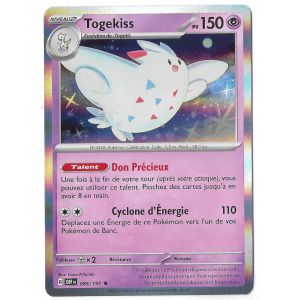 Togekiss 085 / 197 - Pv 150 - G Obf Fr - Carte &#34;Holo&#34; Francaise - Ecarlate Et Violet - Flammes Obsidiennes - Neuf