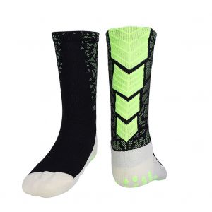 Chaussettes D'exterieur Respirantes Et Antiderapantes Pour Homme, Maintien Au Chaud, Pour Le Football, Le Basket-Ball, La Course A Pied (Vertes) - Neuf