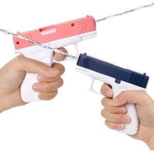 2 Pièces Jouet De Tir À Eau En Plastique,Petit Pistolet À Eau Pistolet Jouet Manuel,100cc Pistolet À Eau Puissant Longue Portée De 10 Meter Pour Plein Air Jardin Plage Été Fête Piscine Jeu - Neuf