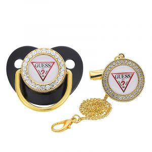 Sucette Pour B&eacute;b&eacute; Nouveau-N&eacute; En Silicone, T&eacute;tine M Noir - Neuf