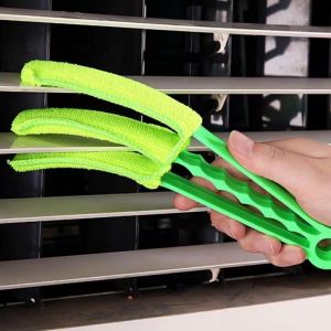 Pack De 2 Vert Compact Aveugles Et De Lamelles De Brosses De Nettoyage D'une Seule Pièce De La Maison Brosses De Nettoyage - Aveugle Brosses De Nettoyage - La Lamelle De Brosses De Nettoyage - 20 X 3,5 Cm - Neuf