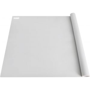 Grand 92x61 Cm Tapis En Silicone Pour Resine Epoxy, Résistant À La Chaleur Antidérapant, Antiadhésif Tapis De Table Silicone Pour Travaux Manuels, Moulage De Bijoux, Gris - Neuf