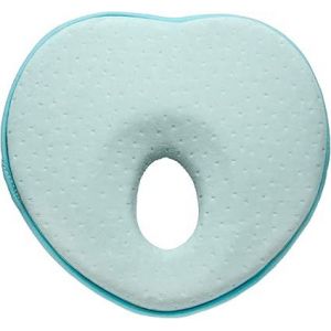 Oreiller Bébé (Bleu) Bébé Tête De Lissage Oreiller Bébé De La Tête De Lissage Oreiller Bébé Appui-Tête Anti-Allergie Pépinière De Couchage, Coussin Pour Siège Auto Poussette - Neuf