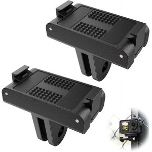Support Adaptateur Magnétique 2 Pièces,Base Magnétique À Dégagement Rapide Avec Deux Griffes Pour Dji Accessoires De Caméra De Sport De Plein Air Action 5 Pro/Action 4/Action 3-Marque Générale - Neuf