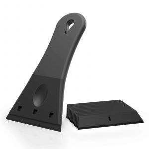 FOSHIO 3 Racleur de lame de rasoir en plastique pour le nettoyage de voiture Étiquette Autocollant Vitre Teintes Film Verre Décalcomanie Enlèvement Outil de raclette de sécurité - Neuf