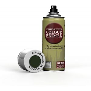 KALANKA-, Colour Primer Angel Green, 400 ml Spray Acrylique Vert Ange, Apprêt pour la Peinture de Figurines Warhammer et Donjon et Dragon - Neuf