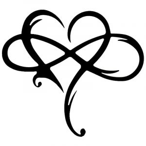 D&eacute;coration Murale En Acier Avec Coeur Infini, D&eacute;coration Murale En M&eacute;tal, Panneau En M&eacute;tal Avec Coeur Infini, D&eacute;coration En Fer Forg&eacute;, D&eacute;coration Murale Personnalis&eacute;e, Art Mural En M&eacute;tal - D&eacute;coration D'int&eacute;rieur - Neuf