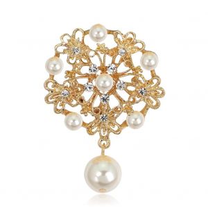 Broche en alliage pour femme, jolie petite broche en forme de fleur, tendance, pour vetements, sac, epingle a revers (#B) - Neuf