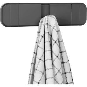 Sjzg-Pat&egrave;re Murale De 3 Crochets R&eacute;tractables, Abs Crochet Mural Pliable, Porte Manteau Mural Pat&egrave;res Pour Suspendre Manteaux &Eacute;charpes, Sacs &Agrave; Main Et Autres, Pour Cuisine, Salle - Neuf