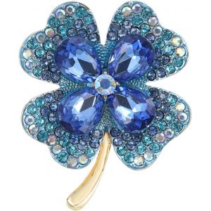 Kjdal-Broche Femme Vetement,Broche En Cristal Pour Femmes,Broche Femme,Pour Cadeau D'anniversaire De Filles Fournitures De Fête De Mariage Noël - Neuf