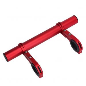 Rallonge De Guidon De V&eacute;lo Support De Lampe De Poche De V&eacute;lo Support D'extension D'adaptateur (Rouge) - Neuf