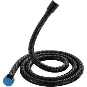 KGABERY-Flexible Douche 2 M,Qualité Flexible De Douche Noir,Tuyau De Douche En Acier Inoxydable,Raccord Fileté Universel (G1/2""),Anti-Torsion Tuyau De Douche Résistance Aux Hautes Anticorrosion - Neuf