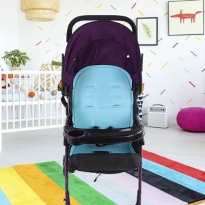 1 Coussin De Siege De Poussette Pour Bebe, Tapis De Glace Pour Enfants, Coussin Rafraichissant D'ete (Bleu) - Neuf