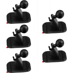 JGD-5 Socle Telephone Voiture, Tableau de Bord Rotatif &agrave; 360 &deg; Pour Voitur 16mm, Support Magn&eacute;tique Pour T&eacute;l&eacute;phone Portable &agrave; Coller Noir, Adapt&eacute; au Tableau de Bord de la Plupart des Mod&egrave;les de V - Neuf