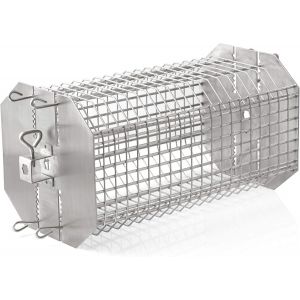 LETNERNY-Panier De Cuisson Pour Tournebroche | Universel | Acier Inoxydable | Grille Pour Rôtissoire - Neuf