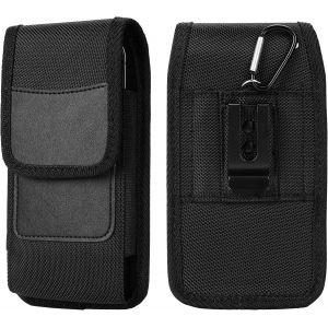 Sansh-Étui De Ceinture Universel Pour Téléphone Portable Samsung Galaxy S24 Ultra 5g A55 A35 A25, Iphone 15 14 13 12 11 Pro Max, Noir (Xxl) - Neuf