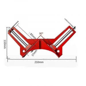 1pcs 90 degr&eacute;s pinces &agrave; angle droit pince &agrave; genouill&egrave;re pour le travail du bois Cadre photo Luminaire en verre charpentier Outil &agrave; main - Neuf