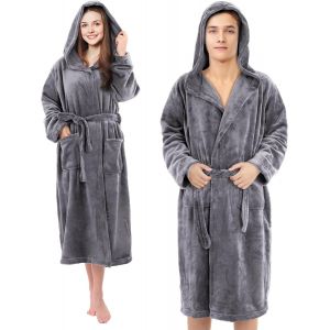 Peignoir En Microfibre Unisexe Pour Homme Et Femme - Neuf
