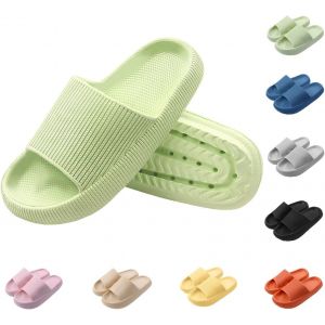 Kalanka-Unisex Claquette Hommes Femme Ete Pantoufles De Douche Sandales Homme Tongs Maison Chaussons De Bain Antidérapant Chaussures De Piscine Et Plage - Neuf