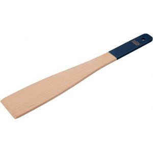 Kal-Ocean Blue Spatule En Bois De Hêtre 28,8 X 5 X 0,5 Cm ¿ Ustensile De Cuisine Moderne Avec Manche Bleu Océan, Certifié Fsc - Neuf