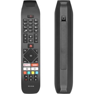 RC43140 Télécommande compatible avec Hitachi TV 24HE2000 24HE2001 32HE2000 32HE4500 40HE4000 40HE4001 43HE4000 43HK6000 43HK6500 49HE4000 000 400 9HK6000 Contrôleur de remplacement avec Netflix - Neuf