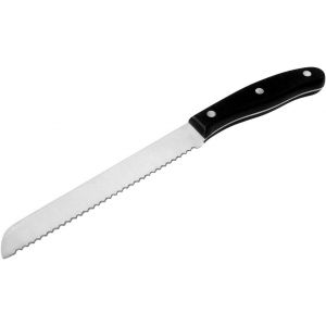 Tta-43802 Couteau À Pain Nirosta-Fit 31cm En Pom/Inox, Acier Inoxydable, Noir/Argent, 31 X 5 X 2 Cm - Neuf