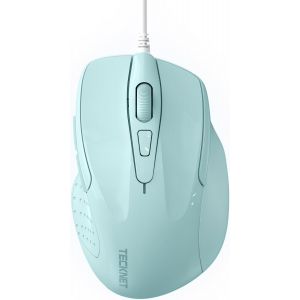 Mouse Pro S2 Souris Filaire Optique Haute Pr&eacute;cision 6 Boutons 6400 DPI 4 DPI R&eacute;glable Souris Ergonomique pour Windows 11/10/8.1/8/Vista/XP/Mac Ordinateur Portable/Bureau C&acirc;ble 1.5M-Gris - Neuf