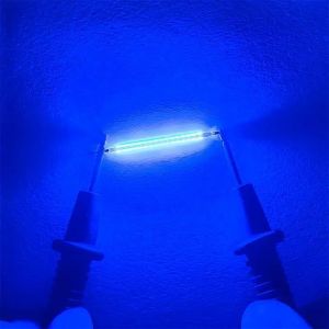 Sjzg-Led Filament Flexible 10 Pi&egrave;ces De Filament Led Cob 18.8mm 29mm 38mm 54mm 68mm, Pi&egrave;ces D'ampoule Edison Dc 3v 12v 57v, Pi&egrave;ces De Diode &Agrave; Incandescence,Blue,18,8 Mm Dc3 V 10 Pi&egrave;ces. - Neuf