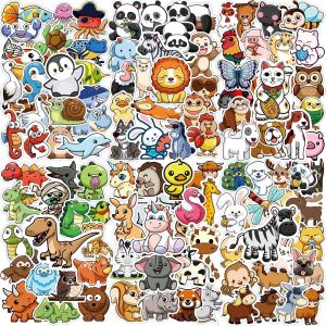 Autocollant Enfant 300 Pcs Stickers Animaux,Style Animaux Kawaii Jolie,Gommettes Enfants 3 4 5 Ans,Vinyle Autocollant Imperm&eacute;able,Stickers Pour Scrapbooking Journal Gourde Ordinateur Portable Etc - Neuf