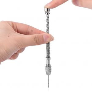 Perceuse Manuelle Semi-Automatique Twist Mini Rc, Accessoire Avec 2 Pinces Et 20 Embouts - Neuf