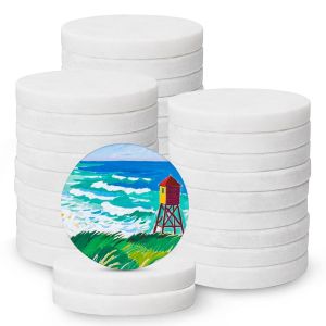 Mevronisshop-Lot De 30 Galets Ronds Blancs De 5 Cm De Diamètre - Pierres Plates Lisses Pour Peinture Sur Roche, Rivière, Roches, Peinture Pour Loisirs Créatifs Et Décoration D'intérieur - Neuf