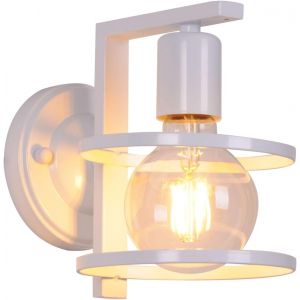 Tianyi-Blanc Applique Antique Vintage Douille Réglable Abat-Jour Applique Murale Rétro Industrielle Intérieure Pour Terrasse Restaurant Café Salon Et Chambre D'hôtel (Ampoules Non Comprises) - Neuf