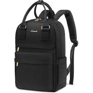 KALANKA-sac &agrave; dos pour femme - &Eacute;tanche - 14 Pouces Sac &agrave; dos de ville - Sac &agrave; main 2 en 1 - Sac &agrave; dos &eacute;l&eacute;gant pour les loisirs, l'&eacute;cole, les voyages, le travail - Neuf