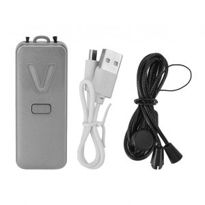 Hjlian Purificateur D'air Portable Multifonction Rechargeable, Mini Generateur D'ions Negatifs Portable Pour Interieur Et Exterieur, Metal Argente - Neuf
