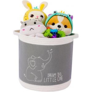 Apt-Panier De Rangement Enfant Bebe, Organisateur De Jouets, Organisateurs De Panier À Couches Pour Bébé, Organisateur De Table À Langer Pour Chambre D'enfant, Panier De Rangement Pour Couches - Neuf