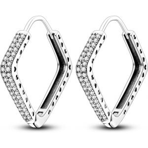Kalanka-Boucles D'oreilles Cr&eacute;oles En Argent Sterling 925 Pour Femme, Hypoallerg&eacute;niques, Style Huggie - Neuf