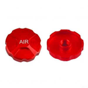 V&eacute;lo De Montagne De La Soupape De Gaz Couvercle En Alliage D'aluminium Fourche Rouge Compatible Avec Les Mod&egrave;les De V&eacute;los - Neuf