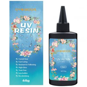 65g R&eacute;sine Uv Durcissement Cristal Clair Aux Ultraviolets R&eacute;sine Epoxy Uv Pour Bijoux Kit Transparente Fabrication Boucle D'oreille Loisirs Cr&eacute;atifs Pendentifs Accessoires De Nail Art (Diy65) - Neuf