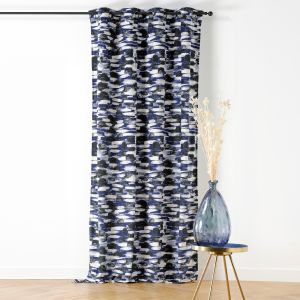 Rideau &Agrave; Oeillets Paysage Abstrait - Neuf