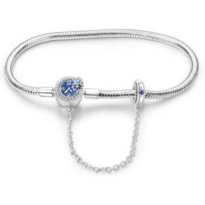 Eryi-925 Bracelet Serpent En Argent Sterling Pour Femme, Cadeau Élégant De Bijoux Pour La Fête Des Mères, La Saint-Valentin, L'anniversaire & Noël Hypoallergénique - Neuf