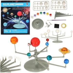 KAL-Kit Système Solaire Bricolage Pour Enfants - Science Éducative 6-8 Ans - Puzzle 3D De Construction - Cadeau Scientifique Planétaire Astronomique - Neuf