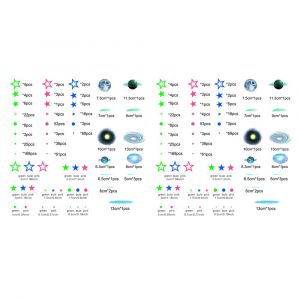 994 autocollants muraux &eacute;toiles lumineuses pour chambre d'enfant - Autocollants phosphorescents - Neuf