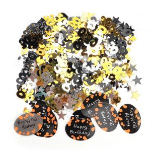 F&ecirc;te D'anniversaire Lancer Des Confettis De Table Confettis Bricolage V&ecirc;tements D&eacute;coration Accessoires30 Ans 600pcs Confettis De F&ecirc;te D'anniversaire + 12pcs Cartes En Papier D'anniversaire 500g - Neuf